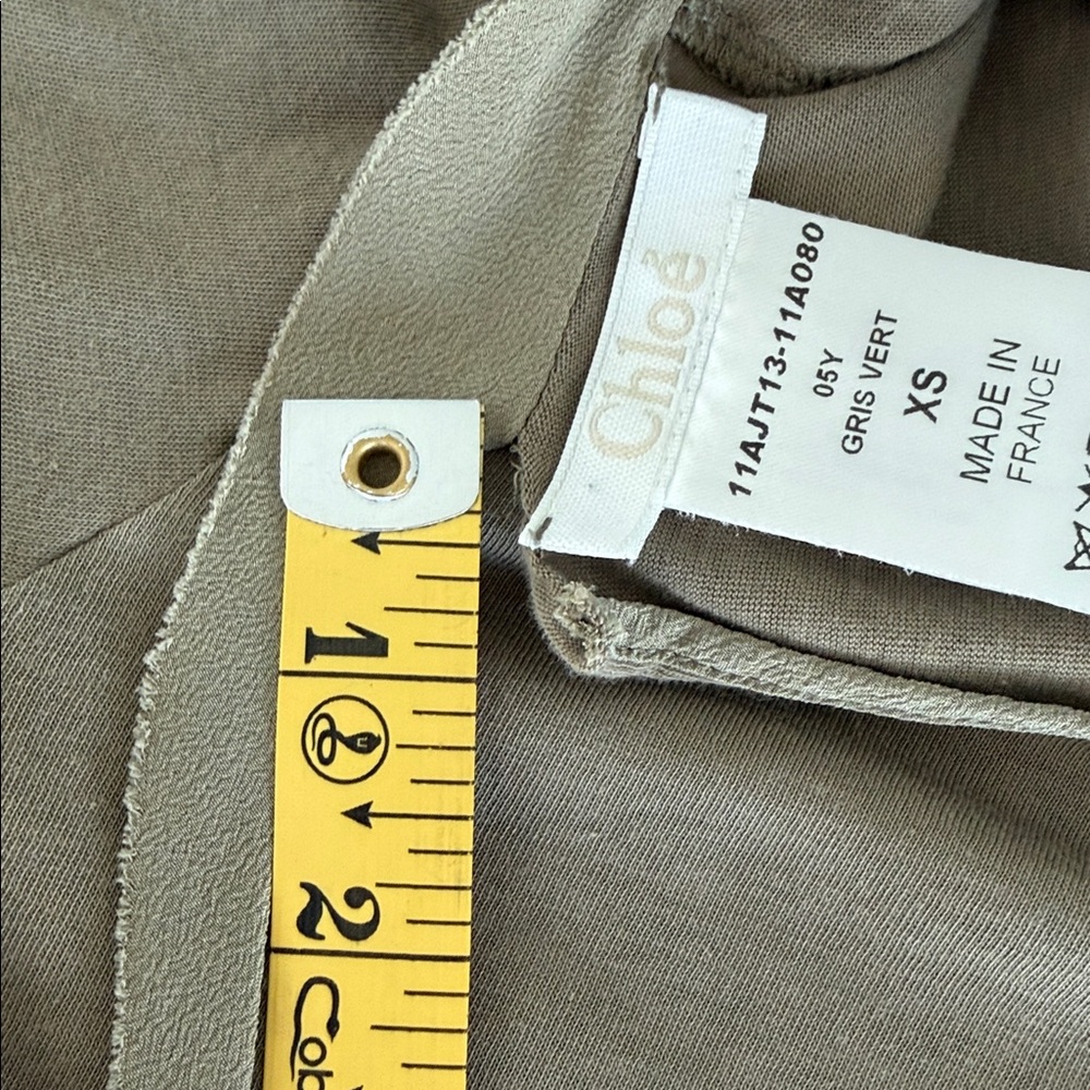 Chloe  Women's  long sleeve Top, tshirt made in France, Size XS - Picture 12 of 13